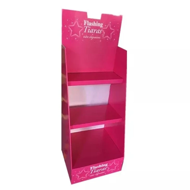 3-Tier Paper POP Display Rack For Flashing Tiaras