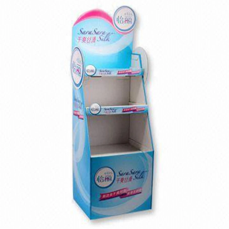 Custom FSDU Cardboard Display For Sanitary Napkins