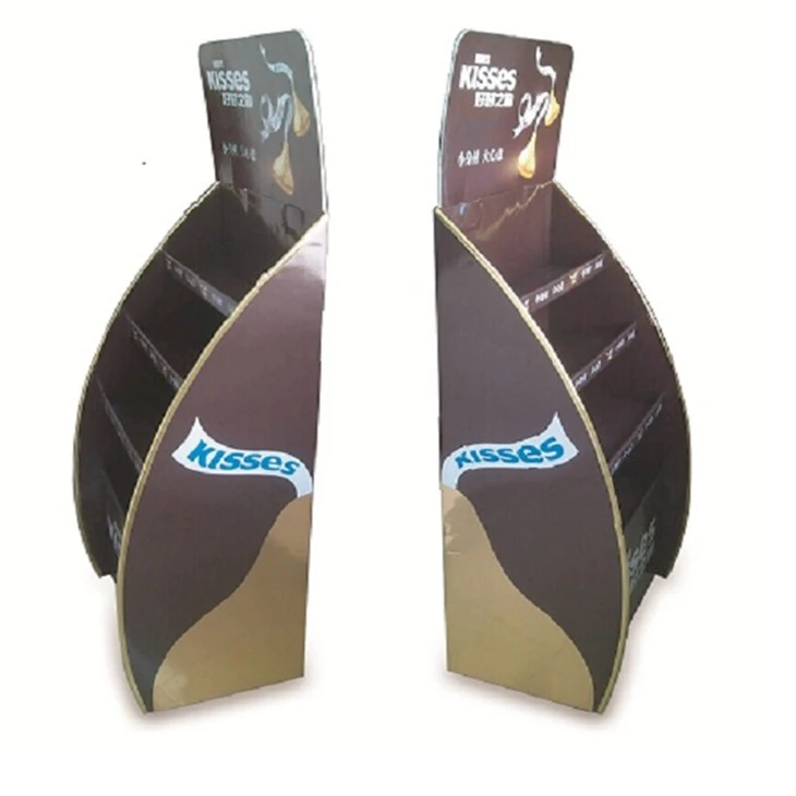 Hershey's Kisses Floor Standing Corrugated Cardboard Display Stand suppliers