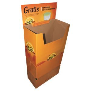 Pop Large Corrugated Dump Bin in store
