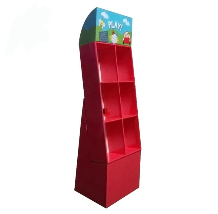 Corrugated Cardboard Floor Standing Display Racks