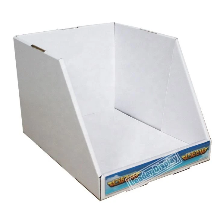 Custom Fancy Cardboard Paper Snacks Collection Counter Display Box For Production