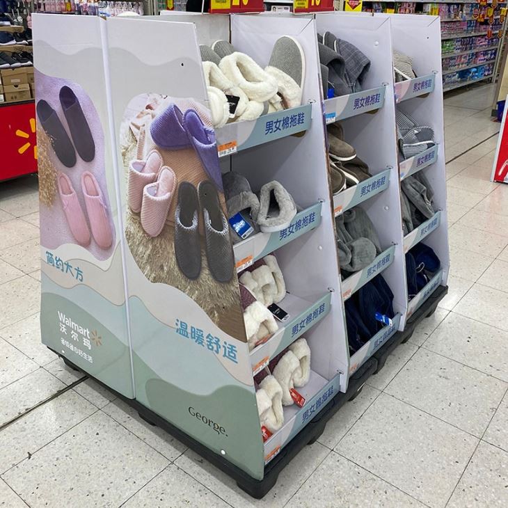 Cardboard Towel Display Stand