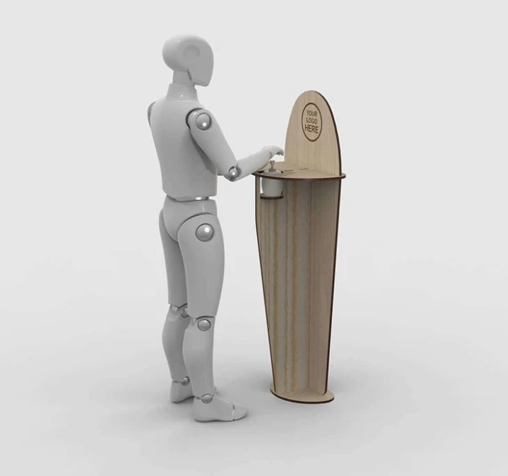 Hand Sanitizer Dispenser Stand Free Standing