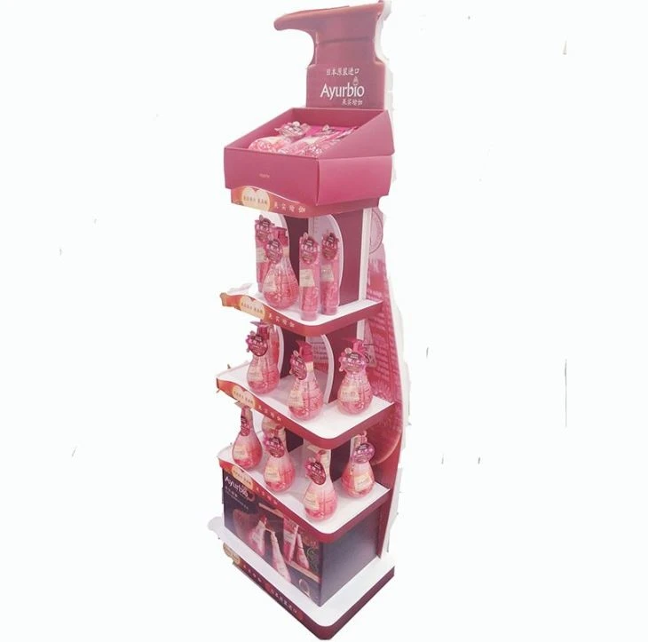 Pallet Display For Make Up In Retail Shop