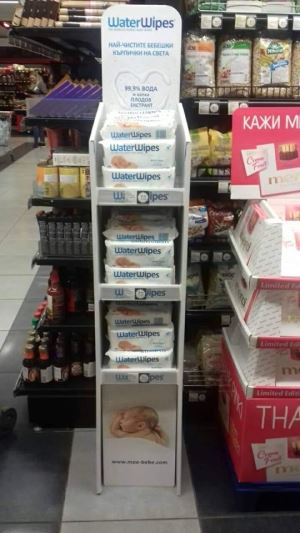 Alcohol Disinfection Wipes Display Stand