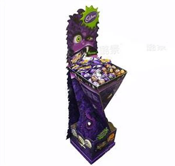 Creative Design Snack Display Dump Bin
