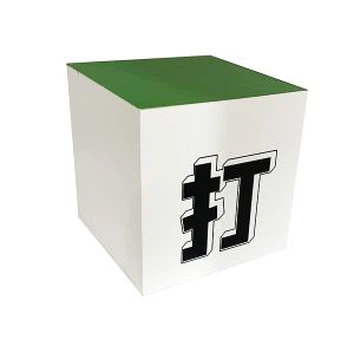 Printed Cardboard Cubes Display